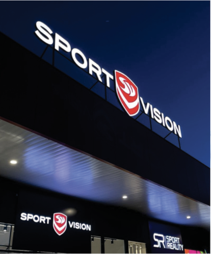 Shkronja 3D — Sport Vision